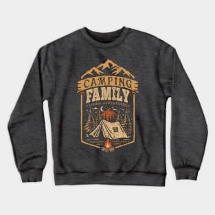 Camping Family Crewneck Sweatshirt